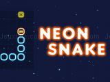 играть Neon snake game