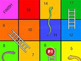 играть Snake and ladder board