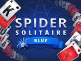 играть Spider solitaire blue