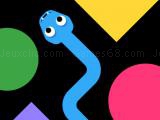 играть Color snake 3d online