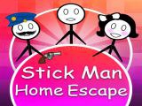 играть Stickman home escape now