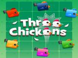 играть Three chickens now
