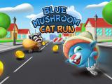 играть Blue mushroom cat run now