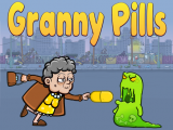 играть Granny pills - defend cactuses now