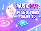 играть Music cat!piano tiles game 3d now