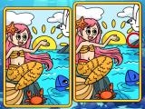 играть Mermaids spot the differences