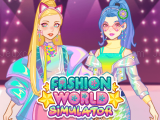 играть Fashion world simulator now