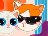 играть Popcats: merge the cats! now