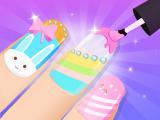 играть Girls fun nail salon now