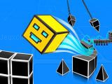 играть Geometry rush 4d now