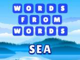 играть Words from words: sea