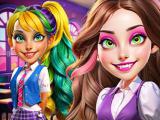 играть Princesses at horror school now