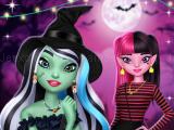 играть Monster high spooky fashion