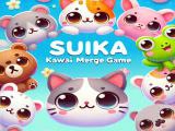 играть Suika kawaii cat merge game now