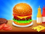 играть Burger cafe - cooking games for kids now