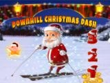 играть Downhill christmas dash