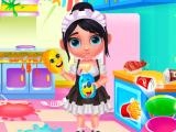 играть Candy house cleaning