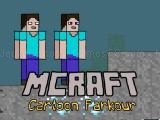 играть Mcraft cartoon parkour now