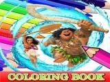 играть Coloring book for moana now