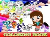 играть Coloring book for littlest pet shop now
