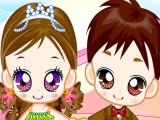 играть Babies dress up now