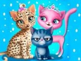 играть Cat hair salon now