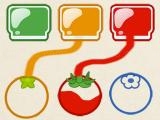 играть Pick color paint fruits now