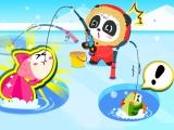 играть Baby happy fishing now