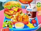 играть School lunch maker game now