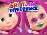 играть Find differences - masha and bear