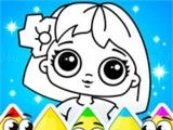 играть Coloring dolls game now