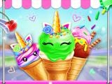играть Unicorn ice cream corn maker