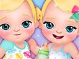 играть My new baby twins - baby care game now