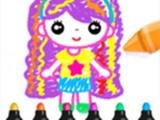 играть Drawing games for girls - color and glitter now