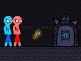 играть Red and blue stickman rope now