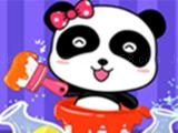 играть Baby panda color mixing studio now