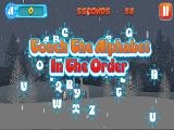 играть Touch the alphabet in the order now