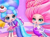 играть Cotton candy style hair salon - fancy hairstyles now