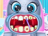 играть Baby hippo dental care - fun surgery game now