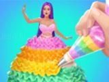 играть Icing on doll cake - creative bakery now