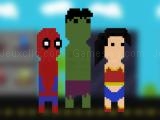 играть Super heroes runner now