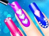 играть Glow nails: manicure nail salon game for girls now