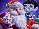 играть Super monsters christmas jigsaw now