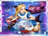 играть Alice in wonderland match3 puzzle now