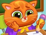 играть Lovely virtual cat at school now