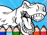 играть Coloring dinos for kids now