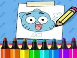 играть The amazing world of gumball: how to draw gumball now