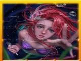 играть Mermaid ariel princess match 3 puzzle now