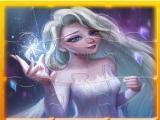 играть Elsa frozen jigsaw puzzle now
