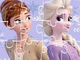 играть Frozen sister jigsaw now